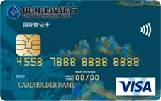 建设银行 公派留学专用卡 普卡 卡面